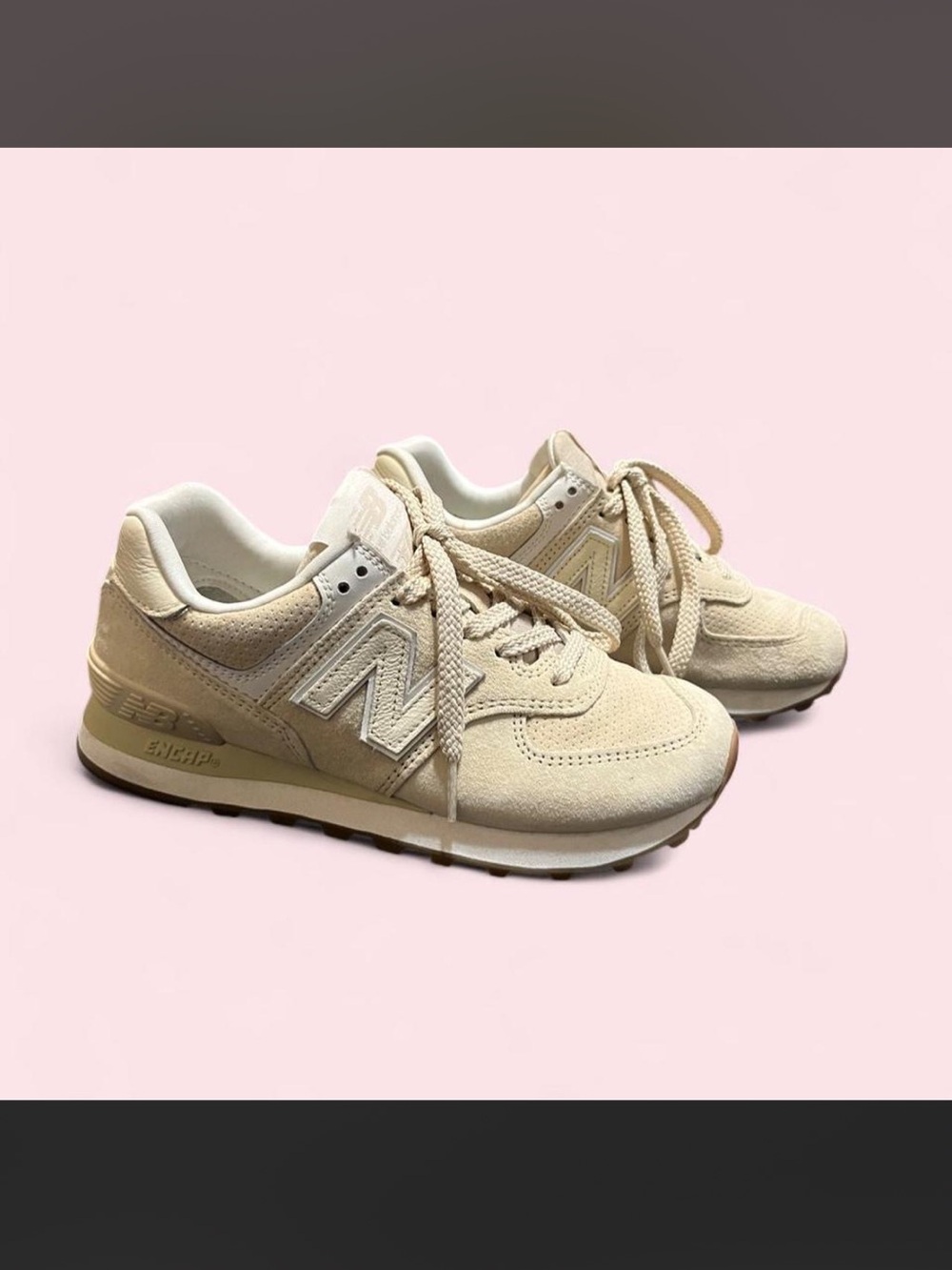 New Balance Women's Beige 574 Classic Sneaker